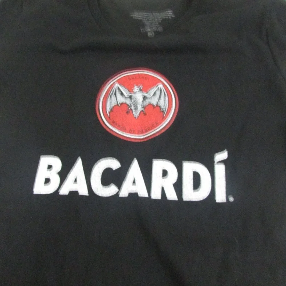 Bacardi Shirt Womens Medium Black